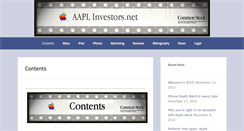 Desktop Screenshot of aaplinvestors.net